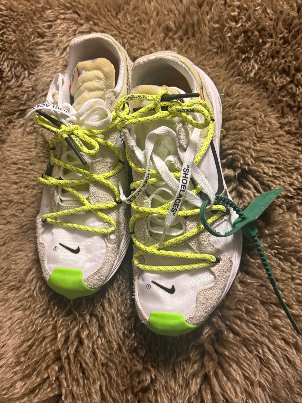 Authentic off white Nike kiger 5 shoes